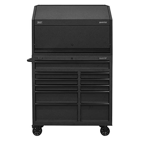 Image of Sealey 1030mm Hutch Toolbox & Rollcab Combo/Tool Chest on Wheels - AP41HBESTACK