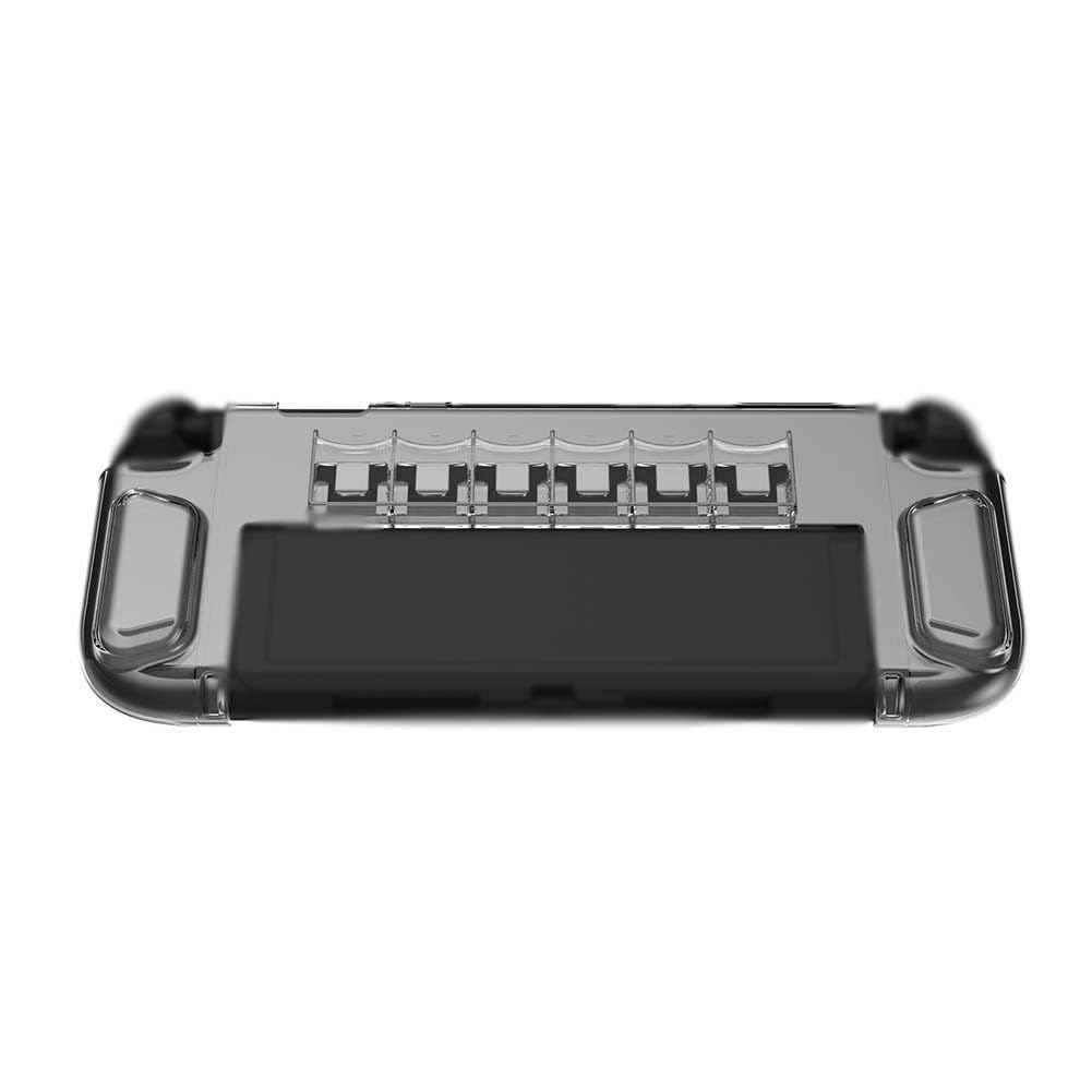 Custodia protettiva per Nintendo Switch 2, custodia trasparente in PC con spazio per carte di gioco, design compatto, 28,3 x 12,6 x 3,1 cm