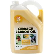 TRM Curragh Carron Flaxseed Oil Digestive Horse Supplement for a Shiny Coat | Source of Omega 3 & 6 | Improves Weight, Skin & Coat Condition - 152 fl oz/1.2 US gal 4.5 Liter - 152 fl oz 1.2 US gal