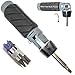 Heavy Duty RATCHETING SCREWDRIVER - ADJUSTABLE ANGLE - 3 Way Ratchet - NONSLIP Big Rubber Grip - Multibit Storage w/Ph Hex Torx Bits | Durable Portable Screw Driving Solutions from Mars-Tool