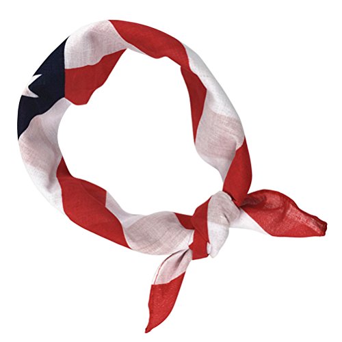 LUOEM American Flag Headbands 4th of July Headband USA Flag Bandana Patriotic Headband for Independence Day 4th of July National Day