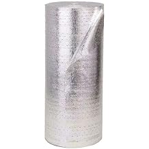 Perforated Reflective Foam 3MM Insulation House WRAP Radiant Barrier 48" X 10ft