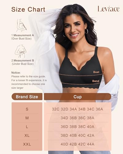 2 Pack Wireless Jelly Bras for Women, Seamless V-Neck with Support - image 9