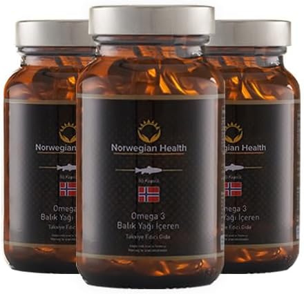 Norwegian Health Omega 3 Balık Yağı 60 Kapsül x 3 adet