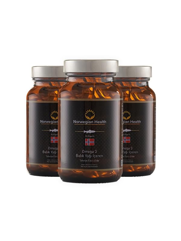 Norwegian Health Omega 3 Balık Yağı 60 Kapsül x 3 adet