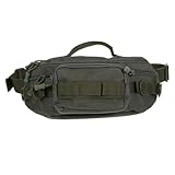 COLLBATH Riñonera para Hombre Multifuncional Tamaño Compacto Color Verde Militar con Compartimento para Botella de Agua Adecuado para Pesca Ciclismo y Senderismo al Aire Libre