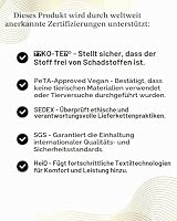 SAKUCHI Damen Chemo Bambus Slouchy Snood Beanie Turban Kopfbedeckung – Weiche Mütze für Krebspatienten & Haarausfall – Ansicht 8