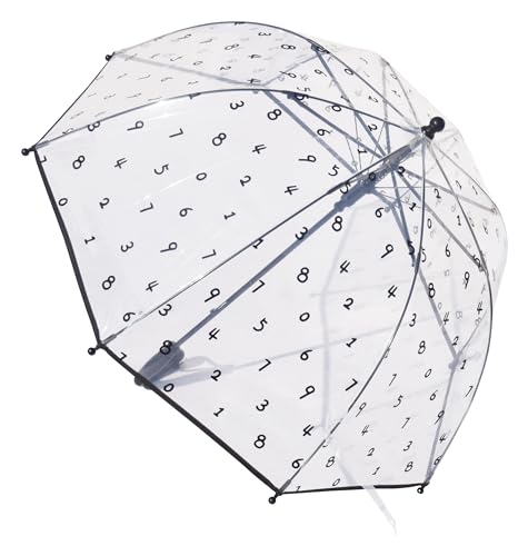 Image of Rainbow Smiling Sun Umbrellas Children Magic Cloud Transparent, See through Dome Umbrella for Children, Umbrella for Girls and Boys, Umbrella for Kids