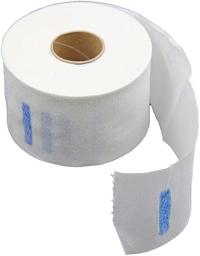 Miniatura 9 de QUUPY 2 rollos desechables de papel de peluquería para el cuello, cuello de peluquería, toalla de papel elástica para peluqueros y barberos o uso