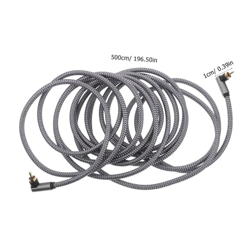 NUOBESTY Cable Coaxial Digital Audio con Doble Blindaje Alta Durabilidad y Conexión Plug And Play Compatible con Altavoces Televisores y Ordenadores Accesorios para Vídeo y Audio - imagen 2