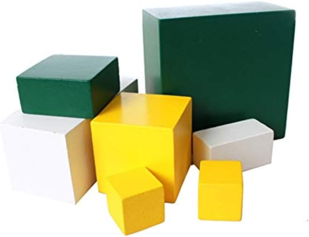 Montessori Baby Math Toys Power 2 Cube Training Early Educational Preschool Training Kid Math Learn Toys Brinquedos Hobbies Math