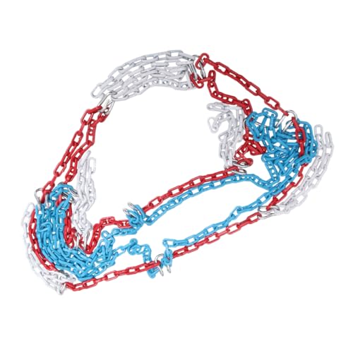 Totority Strong Durable Manganese Steel Basketball Goal Net Hook Chain Design Weather Resistant for Standard Hoops for Outdoor Indoor Basketball Play