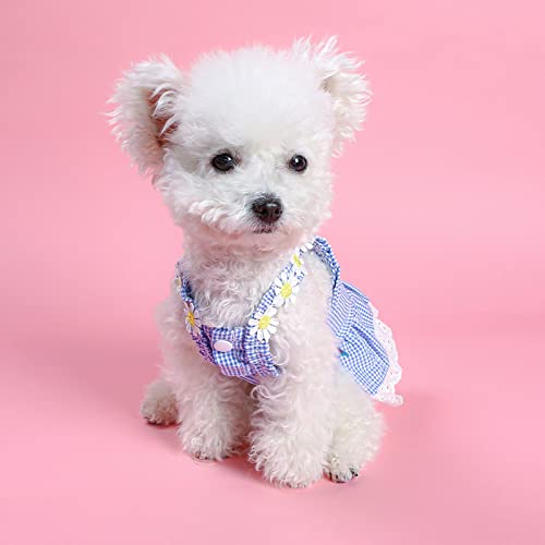 Vestido floral para perros XS miniatura 3