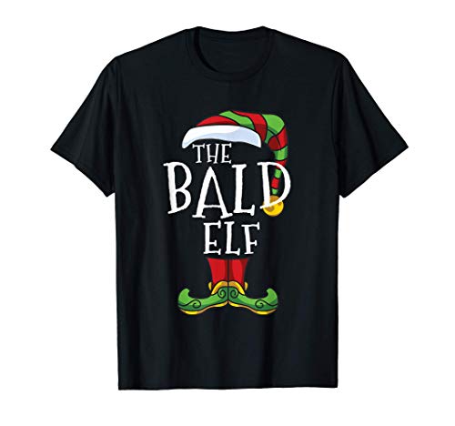 I'm The Bald Elf Family Matching Christmas Funny Gift Pajama T-Shirt