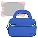 Evecase UltraPortable Handle Carrying Neoprene Sleeve Case Bag Compatible with Fuhu Nabi Jr. / nabi Jr. S - Kids Tablet / nabi Jr. Nick Jr. Edition Tablet 5 inch Android Kids Tablet - Blue