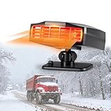 12 Volt Car Heater, Portable Car Heater, Car Heater that Plugs into Cigarette Lighter, Car Windshield Defroster Demister, 150W Portable Car Heater