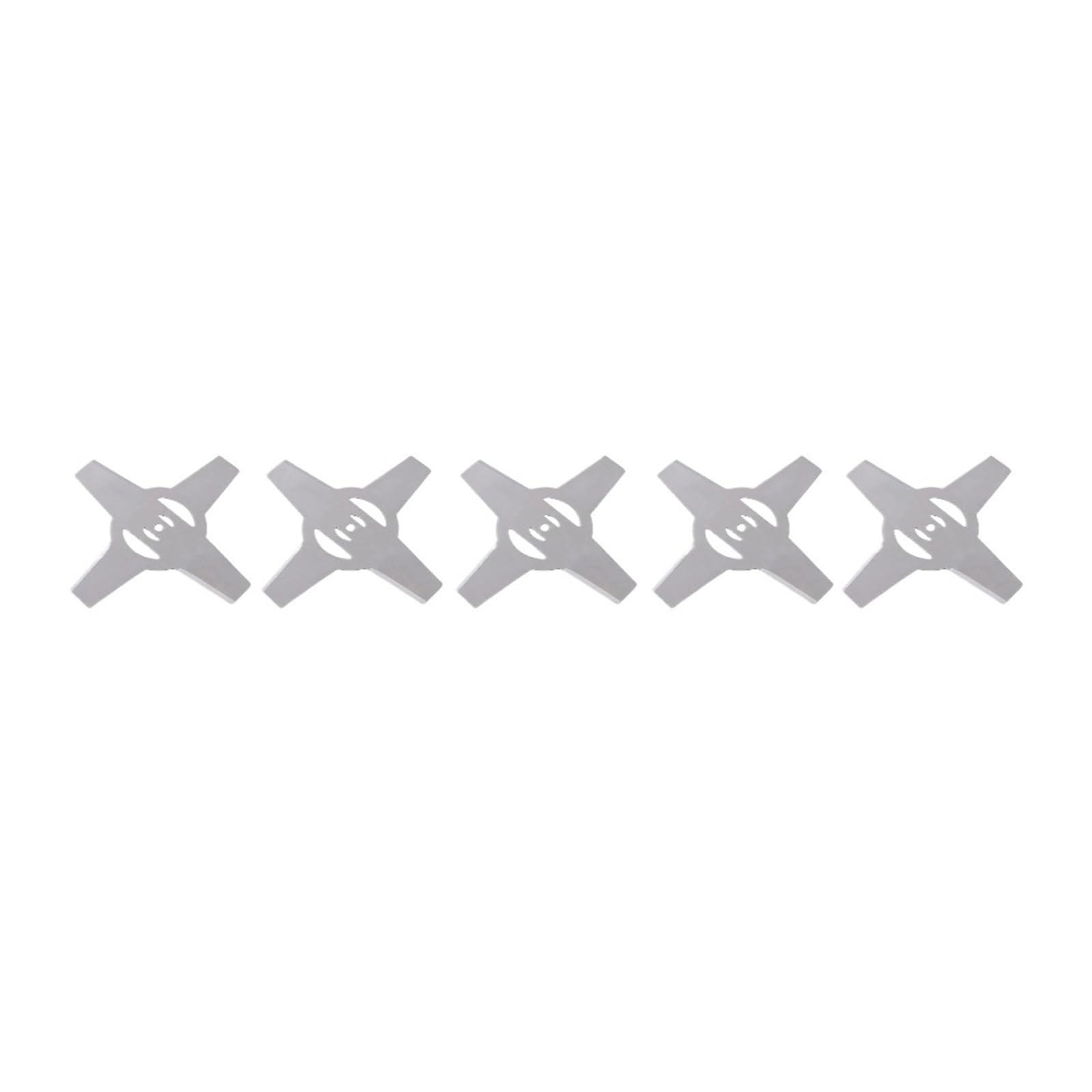 Cortadora De Hilo De Metal Universal De 150mm, Cabezal De Desbrozadora, Cuchillas 3/4T for Cortacésped Eléctrico, Piezas De Cortacésped, Herramientas De Jardinería(5pcs)