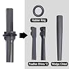 10 Sets Rock Splitter, 3/4 inch Diameter with 2 inch Depth Drill Hole Fitted Stone Splitting Tools, Spring Steel Wedge and Feather Shims Hand Tools for Masonry, Concrete Marble Granite Cutting