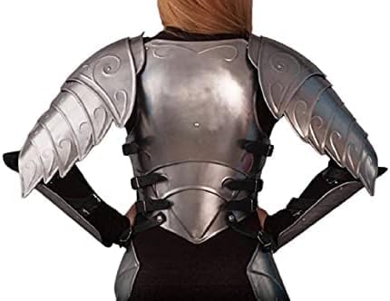 Female Full Suit Fantasy Armor Costume for Halloween – Wearable for Women with Detailed Design