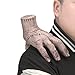 HLENOK Wednesday Addams Thing Hand Prop Scary Family Latex Fake Hand Costume Toy Doll Creepy Realistic Halloween Cosplay Props