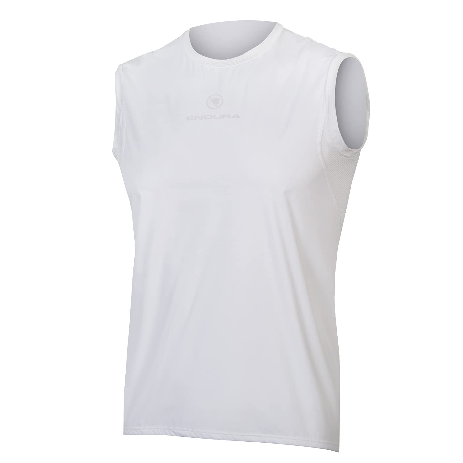 Endura Mens Translite Cycling Baselayer Windproof Sleeveless - White, XX-Large