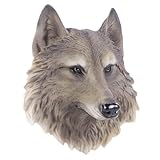 Tête d'animal empaillée - fabriquée en résine, elle est sûre et ne se décolore pas facilement