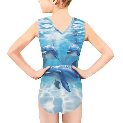 Swimsuits for Girls 3-14 Summer Kids Bathing Suits Gymnastics Leotards One Piece Swimwear3