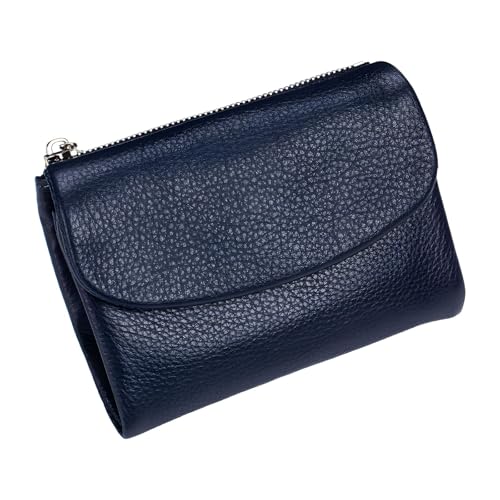 Joyfullygo Wallet, Unisex Soft Pebble Leather Wallet,travel wallet womens, Leather Coin Purse with Credit Card Holder (#02)