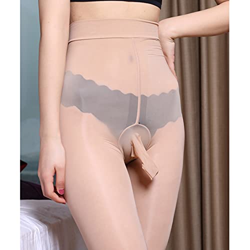 Men's Sexy 8D Oil Nylon Sheer Pantyhose High Elastic Shiny Glossy Stockigs Shaping Tights3