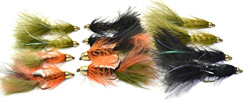 Region Fishing Woolly Bugger and Streamer Assortments Tied on Mustad Signature Fly Hooks