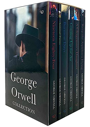The George Orwell Complete Classic Essential Collection 6 Books Box Set (Keep the Aspidistra Flying, Clergyman's Daughter, Coming Up for Air, Burmese Days, Animal Farm & Nineteen Eighty-Four)