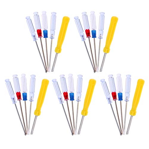Serenable 25pcs Mini Chaves de Fenda de Precisão Chaves de Fenda de Peso Leve, Design