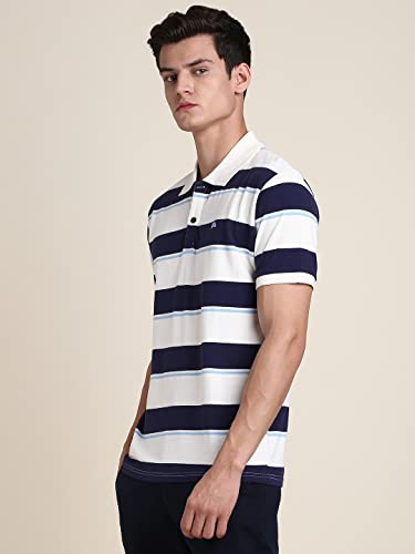 Image of Dennis Lingo Men's Slim Fit Navy Polo T-Shirt