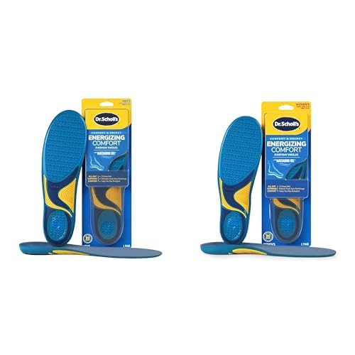 Dr. Scholl's Energizing Comfort Everyday Insoles with Massaging Gel®, On Feet All-Day & Dr. Scholl’s Energizing Comfort Everyday Insoles with Massaging Gel®, On Your Feet All-Day