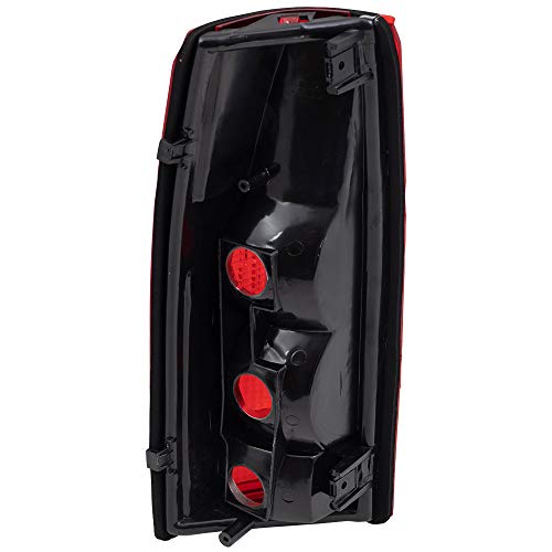 Brock Replacement Driver And Passenger Set Tail Lights Compatible With 88-99 C1500 K1500 C2500 K2500 C3500 K3500 Pickup Truck #TOP7