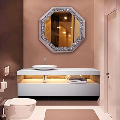 61 x 61 cm Crushed Diamond Spiegel Cover