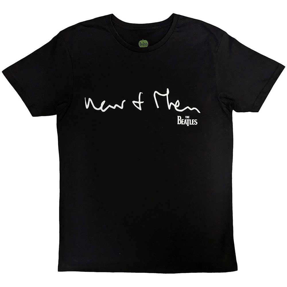 Rock Off Officially Licensed Products Men's Black The Beatles Now & Then Official Tee T-Shirt Unisex (X-Large)