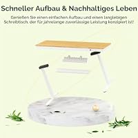 FLEXISPOT Höhenverstellbarer Schreibtisch mit Schublade und USB-C 140x70 cm – Ansicht 8