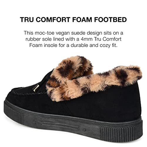 Journee Womens Midnight Tru Comfort Foam Slip On Shoe Style Round Toe Slippers4