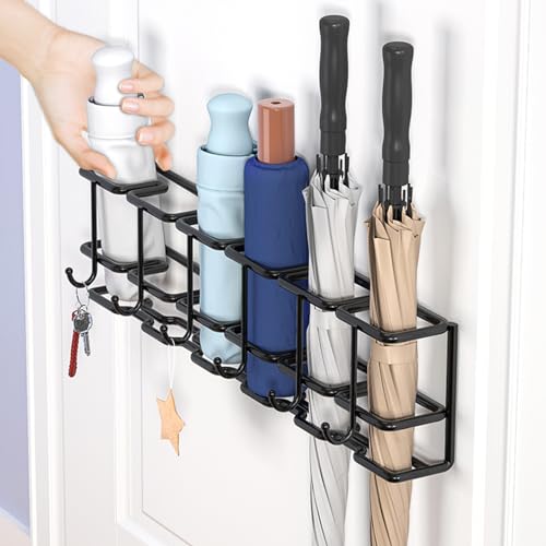 Support de rangement pour parapluie au design mural minimaliste
