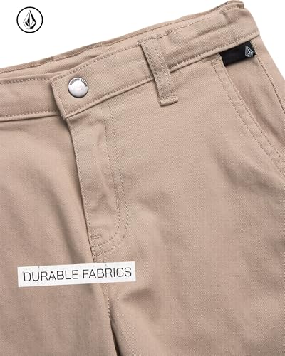 Volcom Toddler Boy Shorts Set - 2 Piece Short Sleeve Button Down Dress Shirts and Twill Shorts - Toddler Boys Summer Outfits 5