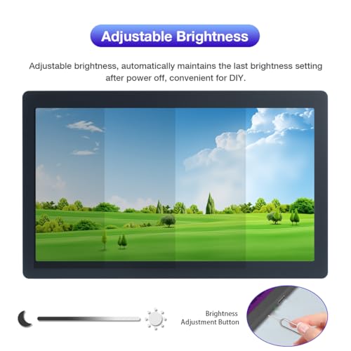 Image of Hosyond 7 Inches USB C Mini Monitor 1024x600 IPS LCD Display Type C Secondary Screen for PC Laptop Windows