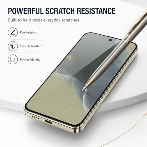 Image of ArmourPro Tempered Glass for Google Pixel 11 Pro Fold - 9H Anti Scratch Screen Protector, Edge to Edge Coverage, HD Clarity, Smooth Touch, Case Friendly | Black, Pack of 2