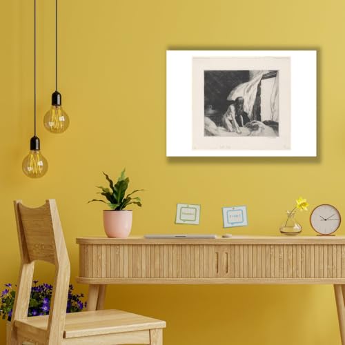Impression d'art premium de Edward Hopper par Spiffing Prints, format Extra Large haut de gamme