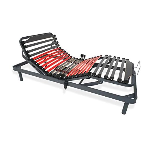 Duérmete Online - Cama Eléctrica Articulada Reforzada ERGOMAX 5 Planos, Suspensiones de Hytrel, Fiabilidad y Robustez, Motor Alemán, 90x180