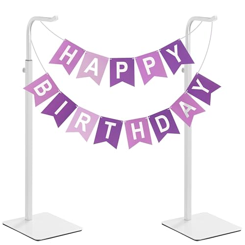pickpiff Adjustable Purse Display Stands - White Tabletop Display Holder for Handbags Wreaths and Banners for Home Closets Retail Displays and Vendor Booths (2-Pack)