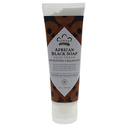Nubian Heritage African Black Soap Hand Cream Detoxifying/Balancing