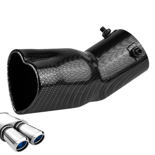 Silencieux d'échappement de voiture 63mm en cœur à fixation stable pour modification durable