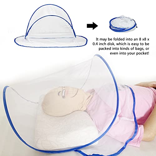 Mini Zanzariera Pieghevole per la Testa Tenda