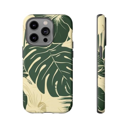 Coque rigide mate anti-rayures iPhone 14 Pro motif fleur